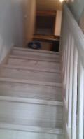 escalier traditionnel châtaigner