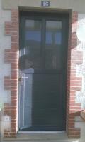 porte entrée bois